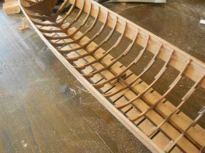 Queen Anne barge fitting internal frames