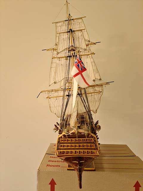 HMS Victory Stern Looking Foward